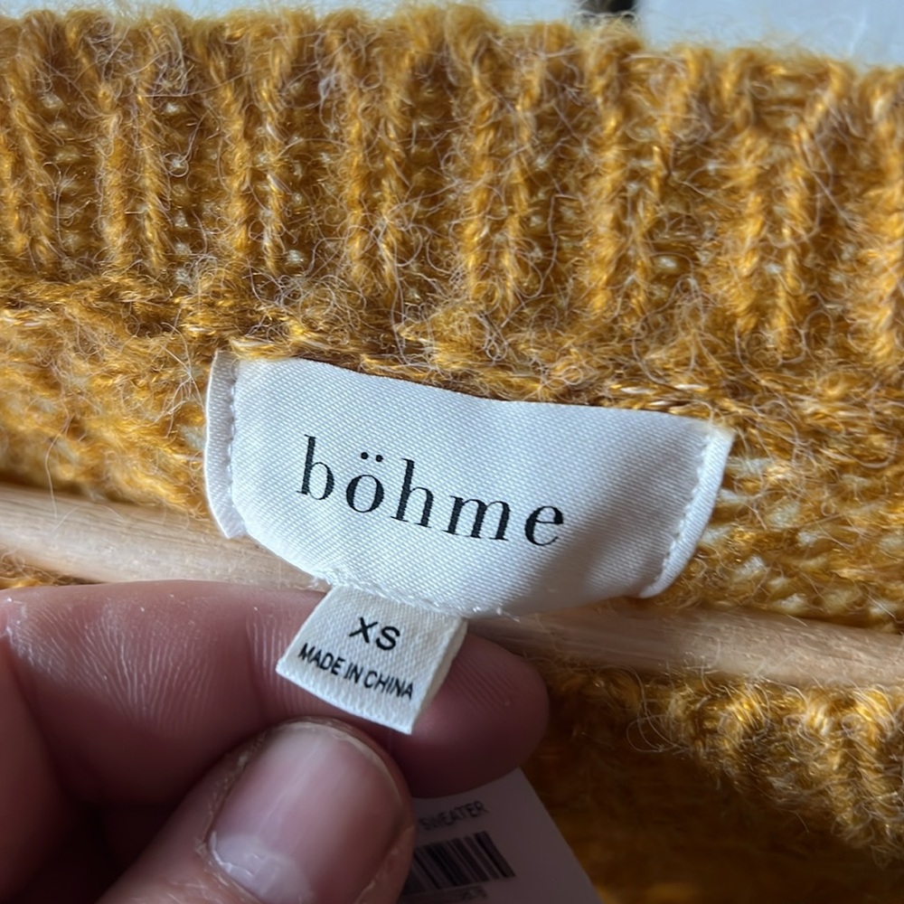 NWT Bohme Knit Sweater XS - Picture 3 of 5